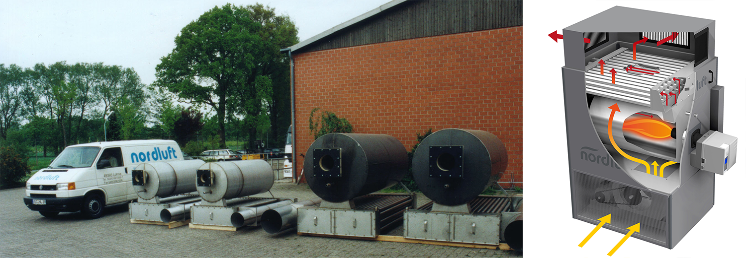 Eigene Warmlufterzeuger 2001